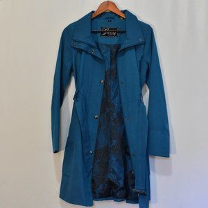 Guess Teal Belted Trench Coat